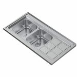 سینک روکار نیک کالا مدل SST-101 لگن راست