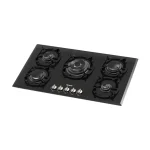 اجاق گاز صفحه ای شیشه نیک کالا مدل GGH-304 پلوپز وسط مشکی